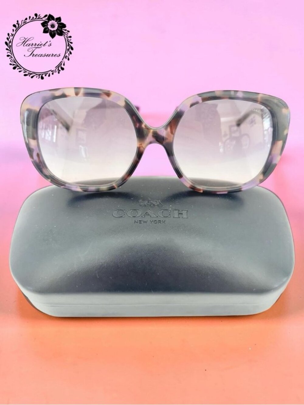 Coach Women's Tortoiseshell Frame Sunglasses